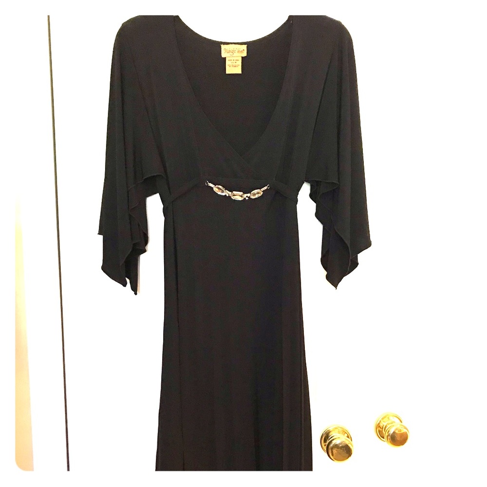 Midnight velvet lack dress